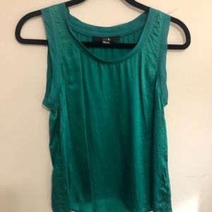 Forever 21 green blue shimmer tank top